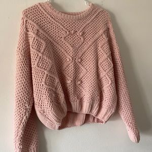 Light pink soft sweater